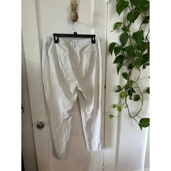 J. Crew Women’s size 12 white jeans - Picture 5 of 6